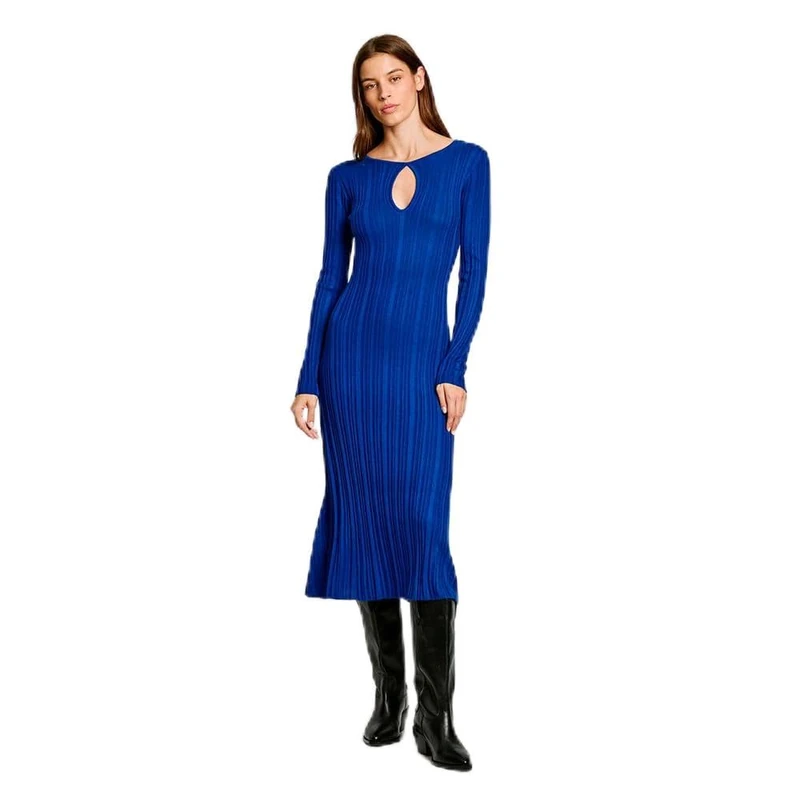 Pepe Jeans Women's Natasha Dress, Blue (Klein Blue), L - Image 1