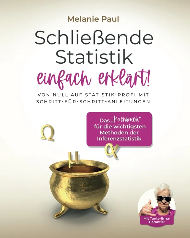 Schließende Statistik einfach erklärt!: Von Null auf Statistik-Profi mit Schritt-für-Schritt-Anleitungen: Das „Kochbuch“ für die wichtigsten Methoden der Inferenzstatistik - Image 1