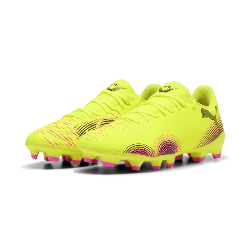 PUMA Women's Future 8 Play Firm Ground/Artifical Ground Football Boots, Yellow Alert-PUMA Black-Sun Struck, 9 UK - Image 1