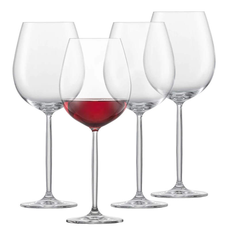 Schott ZWIESEL Red Wine Glasses - Burgundy Muse (Set of 4), Bulbous Burgundy Glasses for red Wine, Dishwasher-Safe Tritan Crystal Glasses, Made in Germany (Art. no. 123666) - Image 1