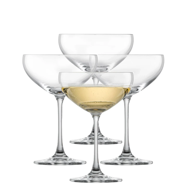Schott Zwiesel Champagne Glasses Bar Special (Set of 4), Elegant Champagne Glasses, Dishwasher-Safe Tritan Crystal Glasses, Made in Germany (Art. no. 123620)