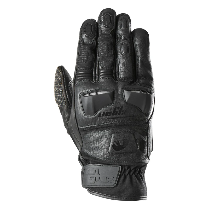 Furygan STYG10 Men's Motorcycle Racing Gloves - Aerodynamic - Goat Leather, Protection, Ventilation, Kevlar - Exceptional Performance and Comfort -MOTORCYCLE-MEN-RACING
