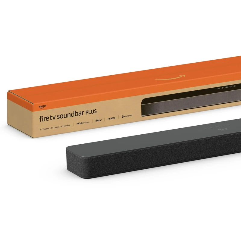 Amazon Fire TV Soundbar Plus, 3.1 channel, all-in-one design, Dolby Atmos, DTS:X, clear dialogue - Image 1