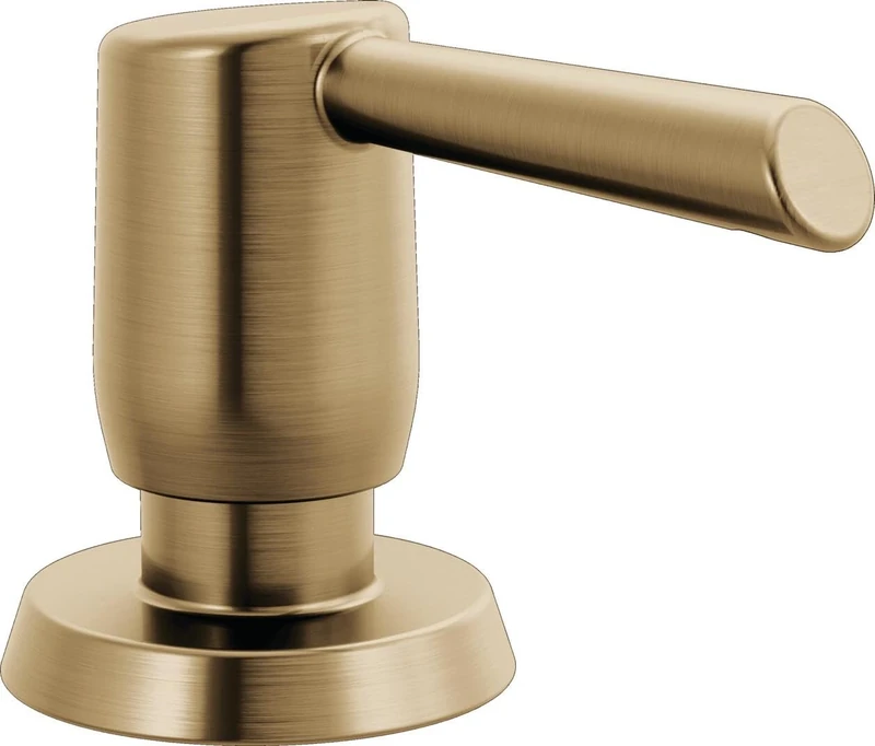Delta Soap Dispenser, Stainless Steel, Champagne Bronze