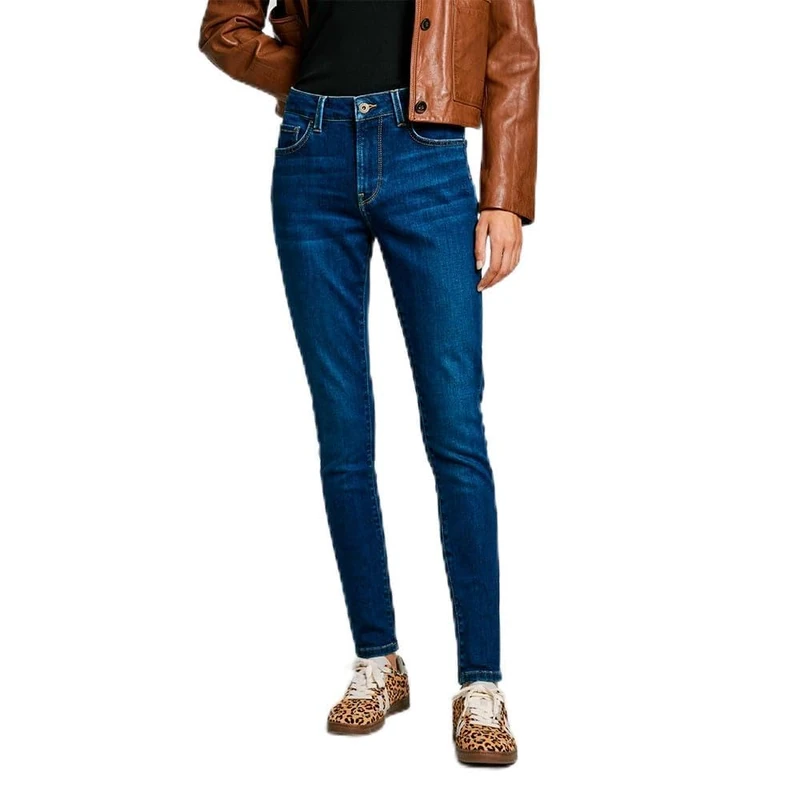 Pepe Jeans Women's Skinny Jeans Mw, Blue (Denim-DP6), 28W x 32L