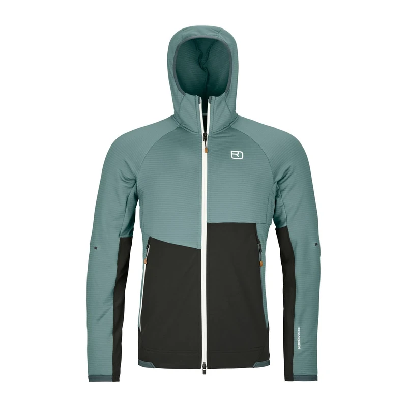 FLEECE RIB HOODY M C: arctic grey S: XL