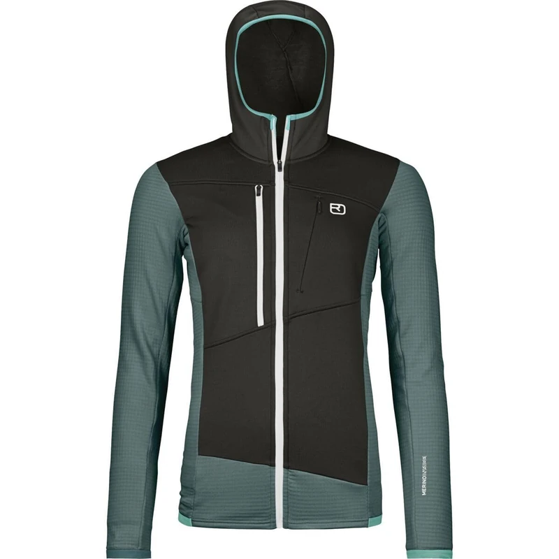 YPSILANTI FLEECE GRID HOODY W - C: dark arctic grey- T: XL
