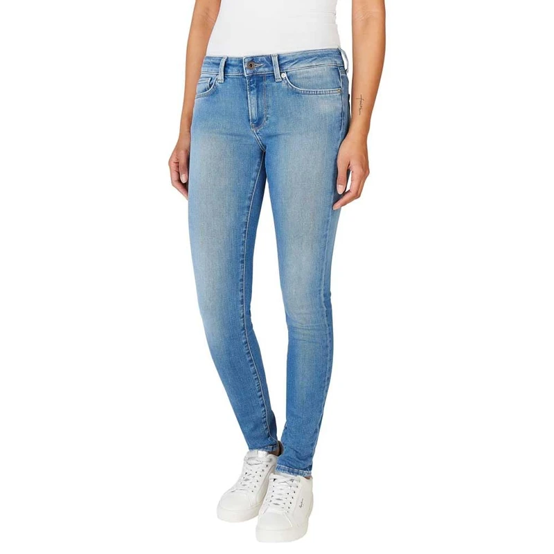 Pepe Jeans Women's Skinny Jeans Lw, Blue (Denim-NC2), 32W x 32L