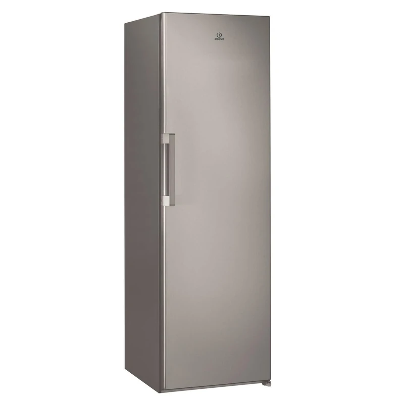 Indesit 323L Freestanding Larder Fridge - Silver, Low Frost, LED Light