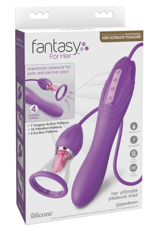 Pipedream Fantasy For Her Her Ultimate Pleasure Max Purple 22.9 cm