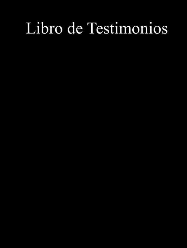 Libro de Testimonios de 300 Páginas (Carpeta Negra) - Image 1