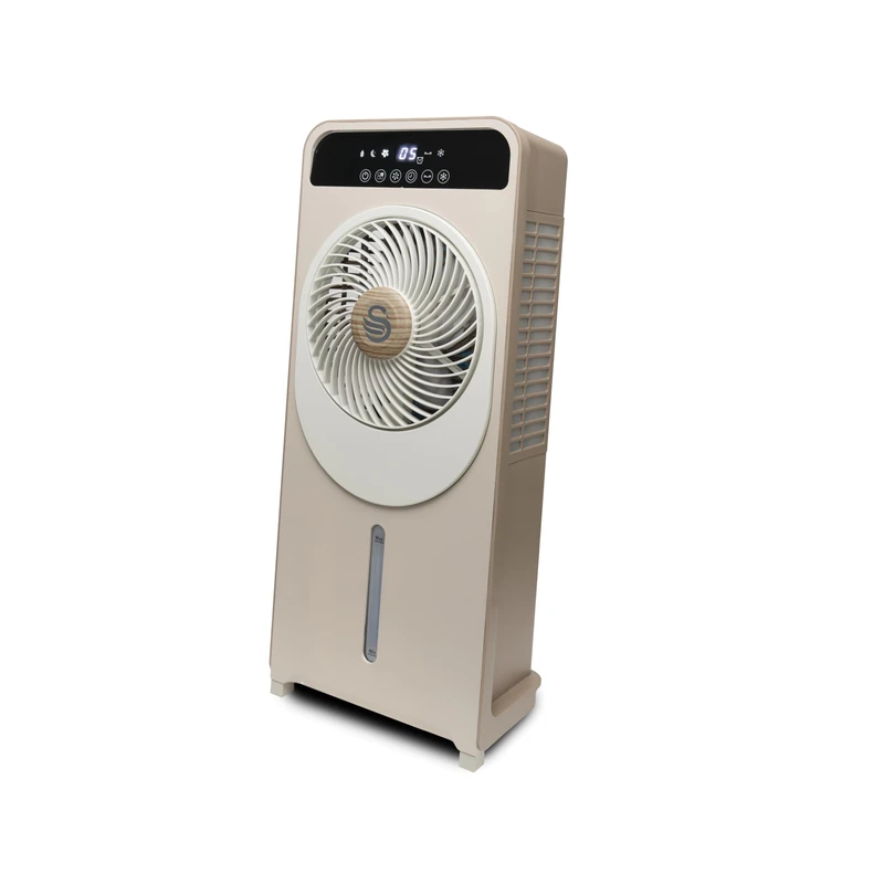 Swan Nordic 2-in-1 Evaporative Air Cooler with 24 Fan Settings, 3 Airflow Modes, Advanced Cooling System and 24 Hour Automatic Timer, 5L, 28W, Oatmeal, SAC16800OAT