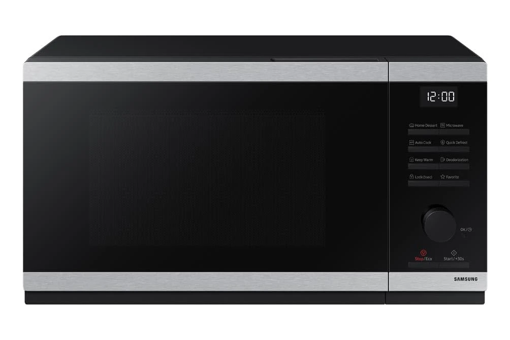 Samsung Solo Microwave, 800W, Capacity: 23 Litre, Type G, Push Buttons, Stainless Steel, MS23DG4504ATE3