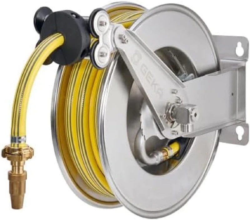 GEKA plus Automatic Hose Reel EA15SK with Water Hose L x W x H 52 (Including Bracket) x 45 x 23.5, 42.9041.9