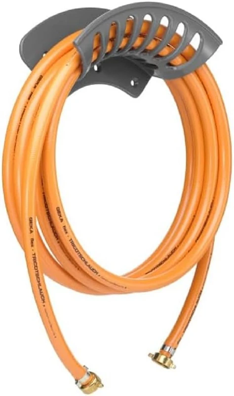 GEKA Boiler Filling, PVC, 1/2 inch, Length 5 metres, with Wall Bracket, Hose Set, 13.8214.9, Gray