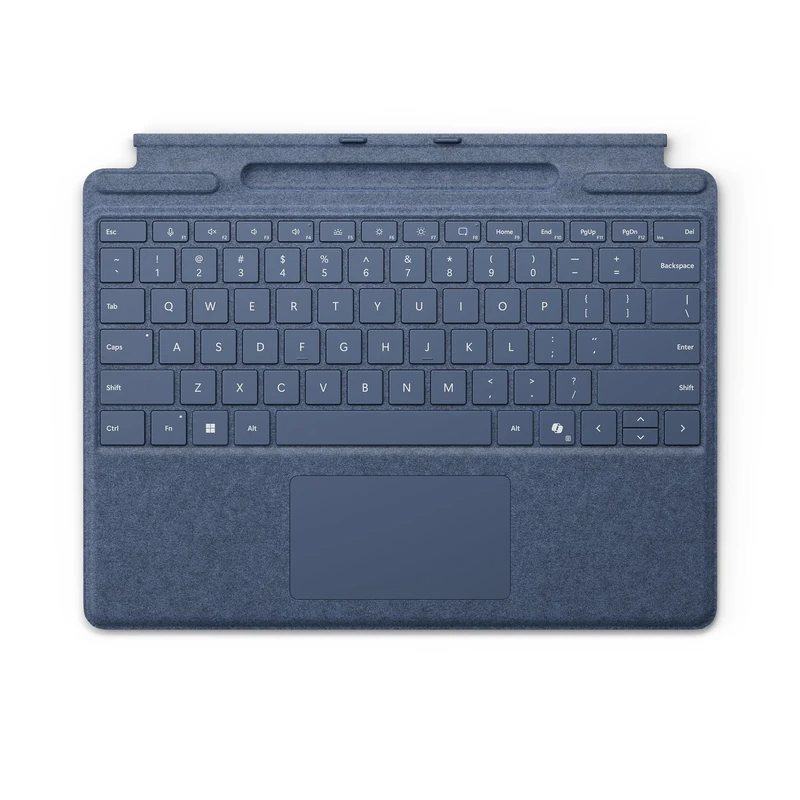 Microsoft Surface Pro Keyboard with Slim Pen Storage | Sapphire | Compatible with Surface Pro Copilot +, Surface Pro 9, or Surface Pro 8