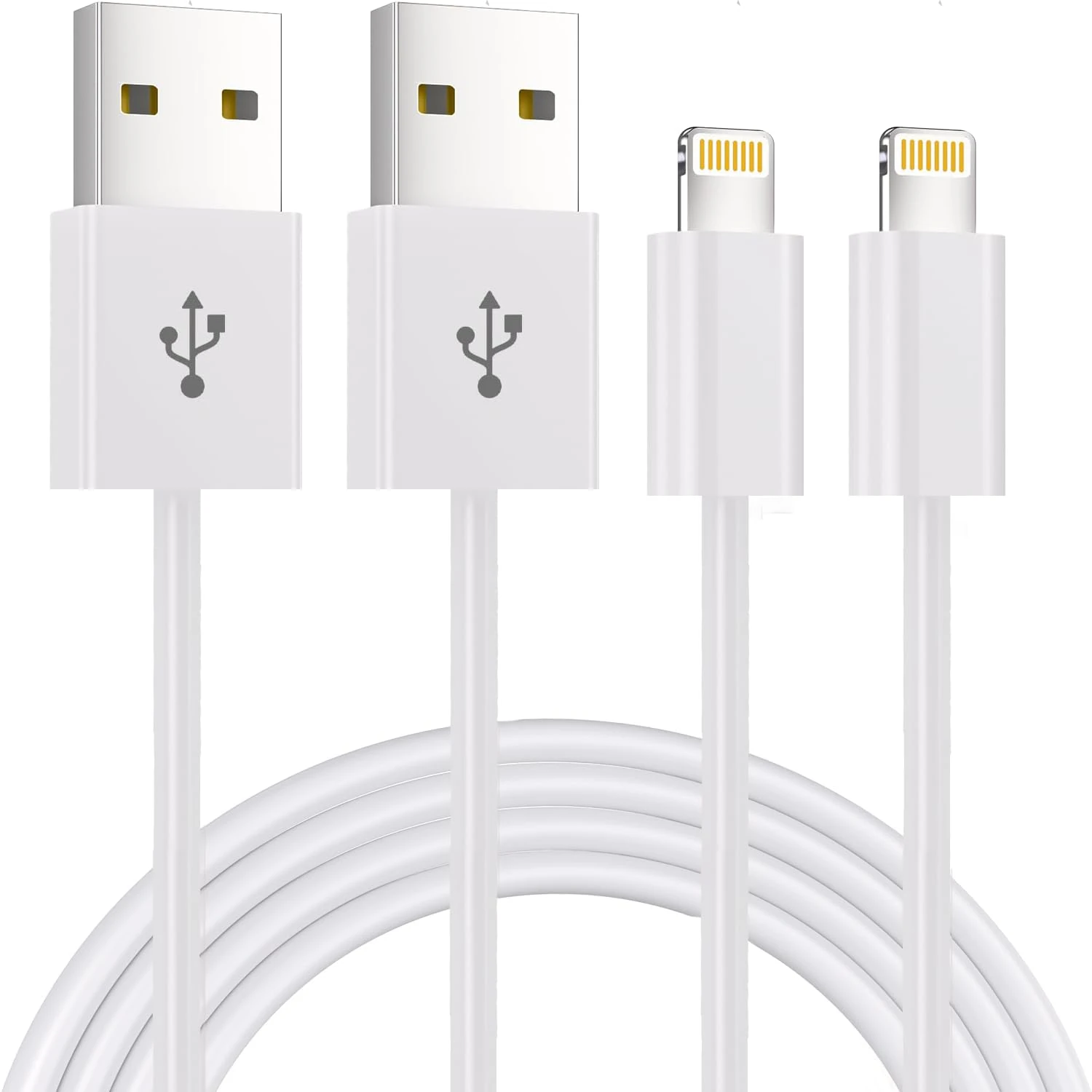 iPhone Charger Cable 1M [Apple MFi Certified] – Fast Charging USB to Lightning Cable for iPhone 14 13 12 11 Pro Max XS XR X 8 7 6 SE, iPad, AirPods – Durable, High-Speed Data Sync (2)