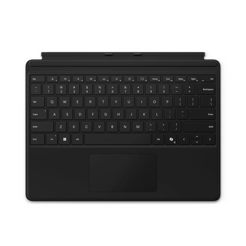Microsoft Surface Pro Keyboard | Black | Compatible with Surface Pro Copilot +, Surface Pro 9, or Surface Pro 8