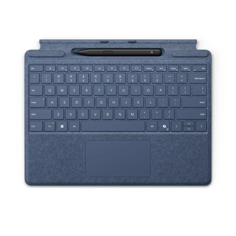 Microsoft Surface Pro Keyboard with Slim Pen | Sapphire | Compatible with Surface Pro Copilot +, Surface Pro 9, or Surface Pro 8