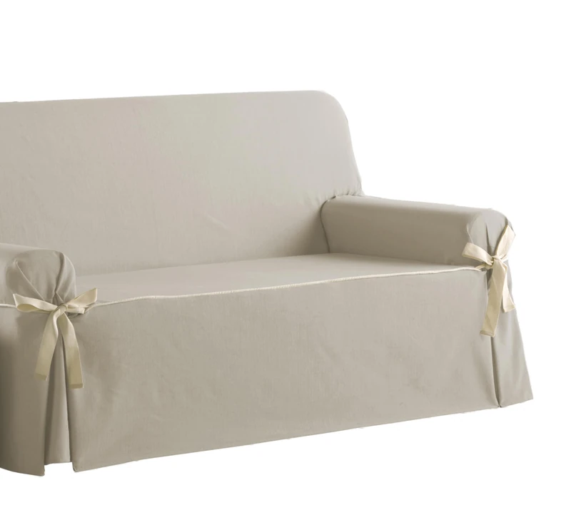 Estoralis Beret | Modern Design Sofa Cover | Linen Jacquard Fabric | for 3 Seater Sofa | Fabric Size (180 to 210 cm) Cover for All Kinds of Sofas