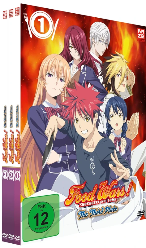 Food Wars! The Third Plate - Gesamtausgabe - Bundle - Vol.1-4 - [DVD]