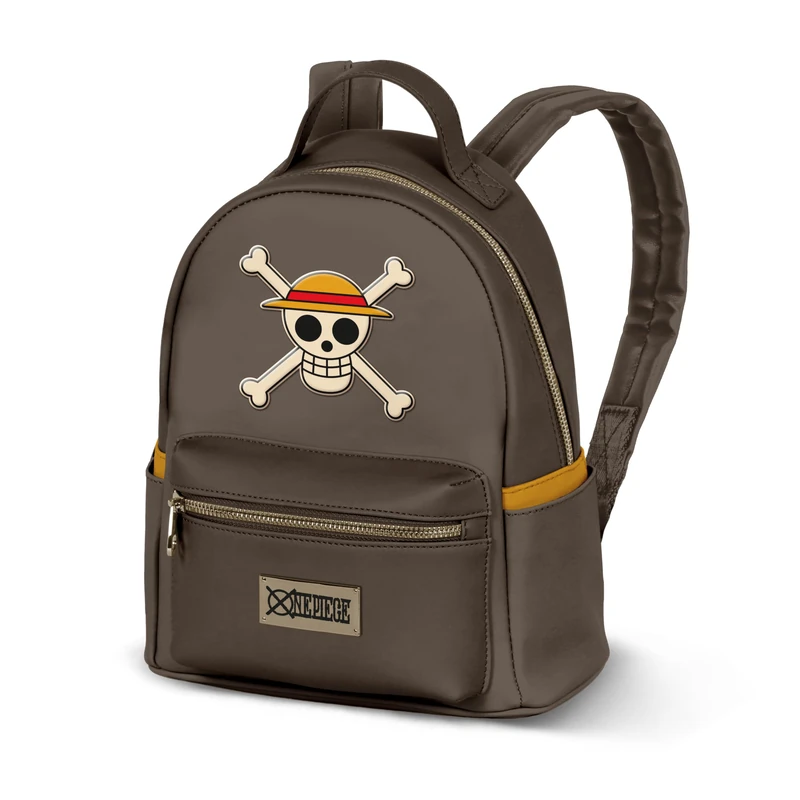 One Piece Skull-Heady Backpack, Brown, 15 x 24.5 cm, Capacity 8 L - Image 1