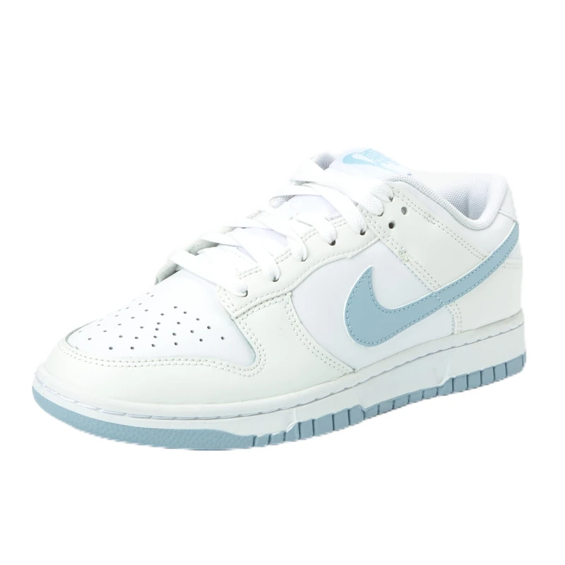 NIKE DV0831 Dunk Low Retro Men White/LT Armory Blue-Summit White UK 6.5