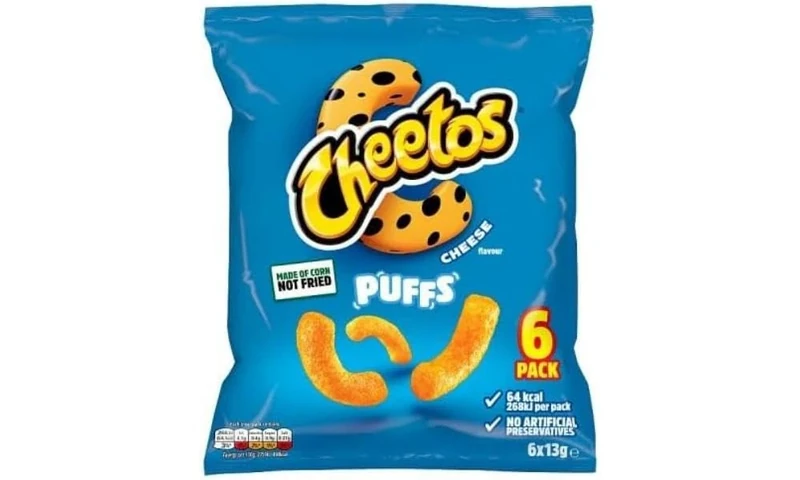 Cheetos Puffs Cheese Multipack Crisps 6x13g