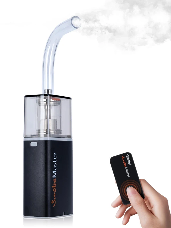 Portable Smoke Machine, Rollei Smoke Master Mini Professional Fog Machine Wireless Remote Control Versatile Use for Photography Parties Halloween Outdoor Events Weddings