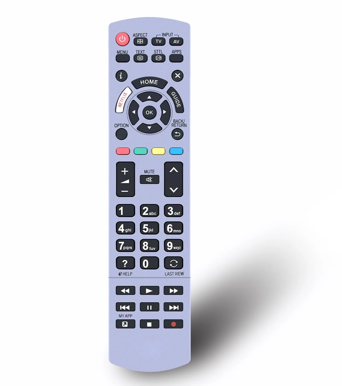 N2QAYB001115 Replacement Remote Control for Panasonic Viera Smart TV TX-40EX700B TX-50EX700B TX-50EX750B TX-58EX700E TX-58EX700B TX-50EX780E TX-50EXM715 TX-65EX700B TX-75EX750B TX-55EXW604S