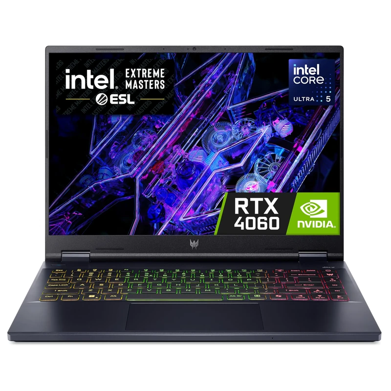 acer Predator Helios Neo 14 PHN14-51 Gaming Laptop - Intel Core Ultra 5 125H, 16GB, 512GB SSD, NVIDIA GeForce RTX 4060 8G, 14.5" WQXGA IPS 120Hz, Windows 11, Black
