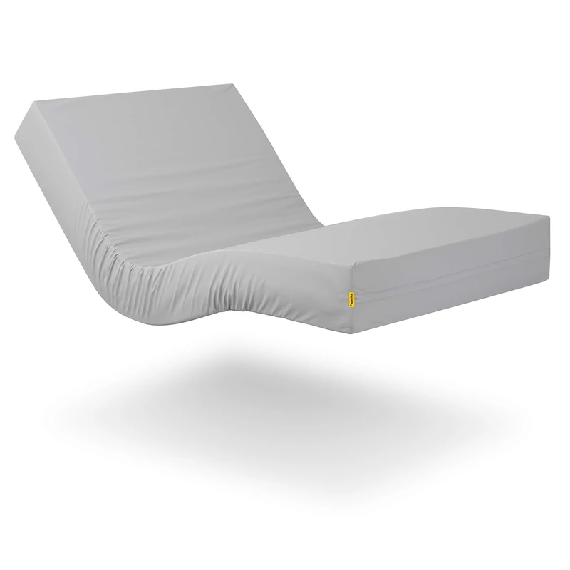 Ferlex Curie Medium Sanitary Mattress, 15 cm, Articulated, 3 cm Visco Elastic, Waterproof and Breathable (80 x 200 cm)