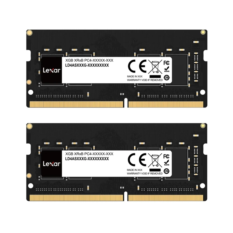Lexar SODIMM DDR4 RAM 16GB Kit (2x8GB), 3200 MHz DRAM, 260-Pin DDR4 SODIMM Laptop Ram, High-Performance SO-DIMM, PC Laptop Computer Memory