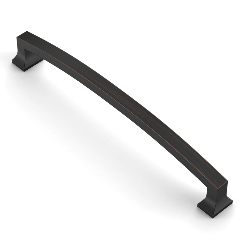 Asidrama 10 Pack 10 Inch(254mm) Oil Rubbed Bronze Kitchen Cabinet Handles, Cabinet Pulls Kitchen Cabinet Hardware for Cupboard Drawer Pulls