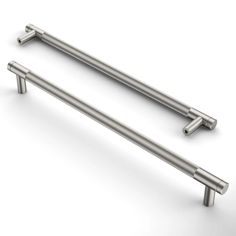 Asidrama 10 Pack 12.6 Inch(320mm) Brushed Satin Nickel Cabinet Pulls, Kitchen Cabinet Hardware for Cupboard Drawer Pulls