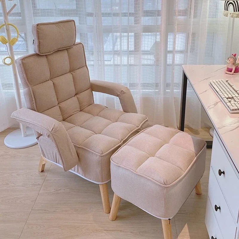 lounge chair,Home work chair, folding lounger, home, bedroom, living room, lazy sofa, chaise longue, Nordic chair for leisure, lunch break, balcony, folding sofa chair