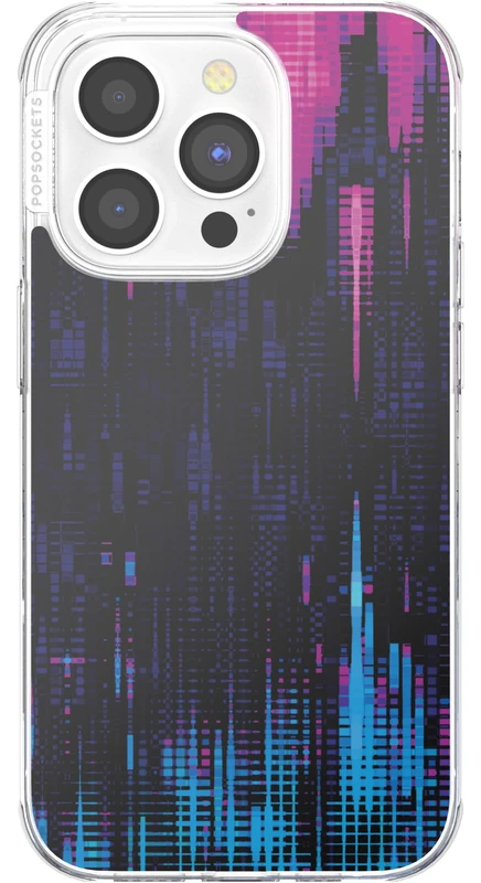 PopSockets iPhone 15 Pro Max Case with Round Phone Grip Compatible with MagSafe, Phone Case for iPhone 15 Pro Max, Wireless Charging Compatible, Spiderman - Verse