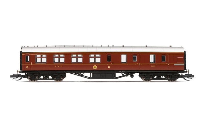 Hornby TT:120 LMS 57' Brake Third Coach Car - TT4009 Era 3 - Image 1