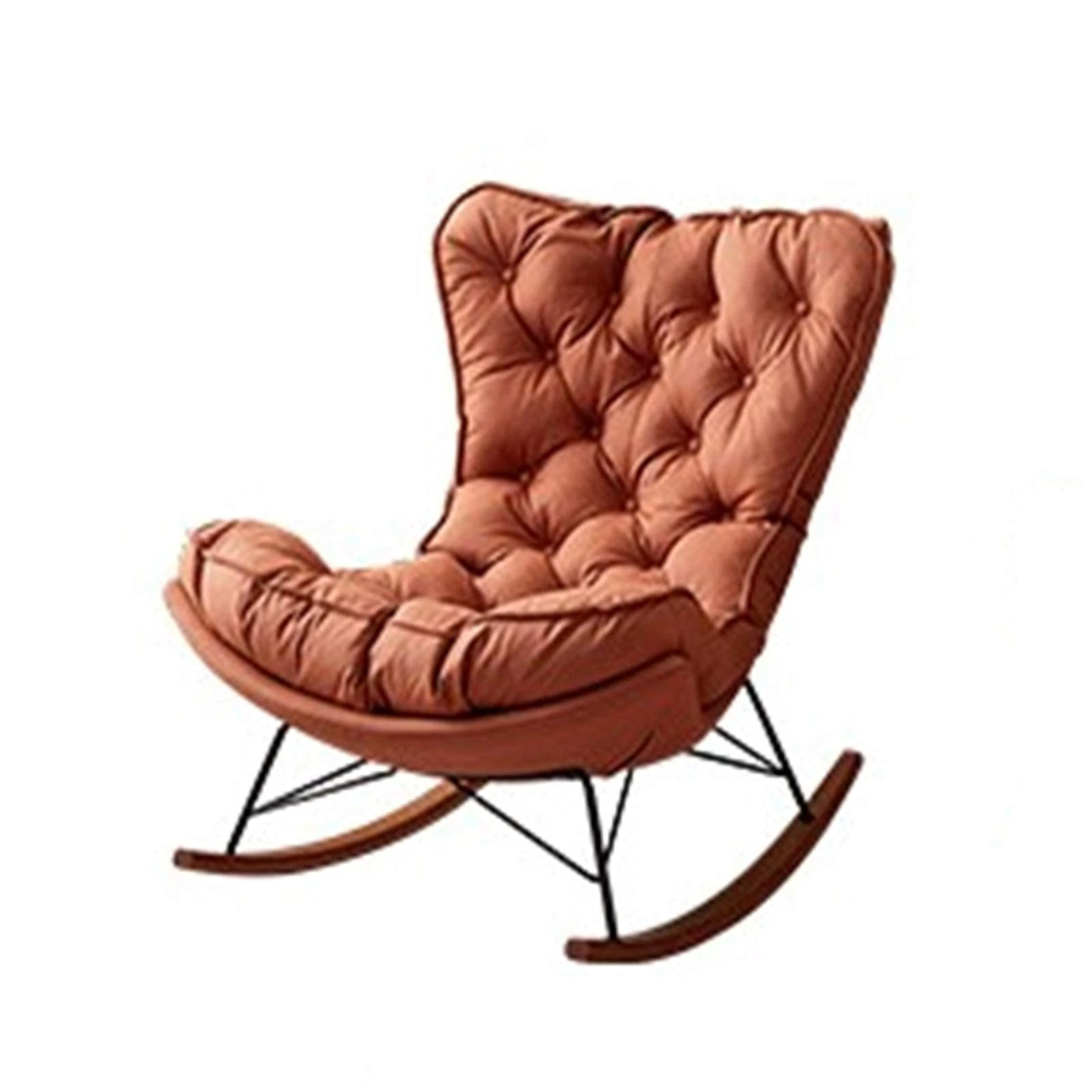 lounge chair,Rocking chair, rocking chair, household lounger, Nordic rocking chair, adult, balcony, leisure, living room, siesta