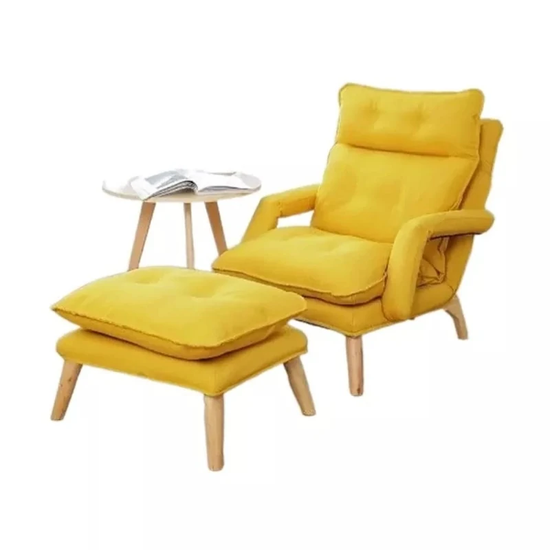 lounge chair,Home Office Chair, Adjustable Backrest, Lounge Chair, Removable Washable Fabric Upholstered Chair, Lazy Sofa Recliner