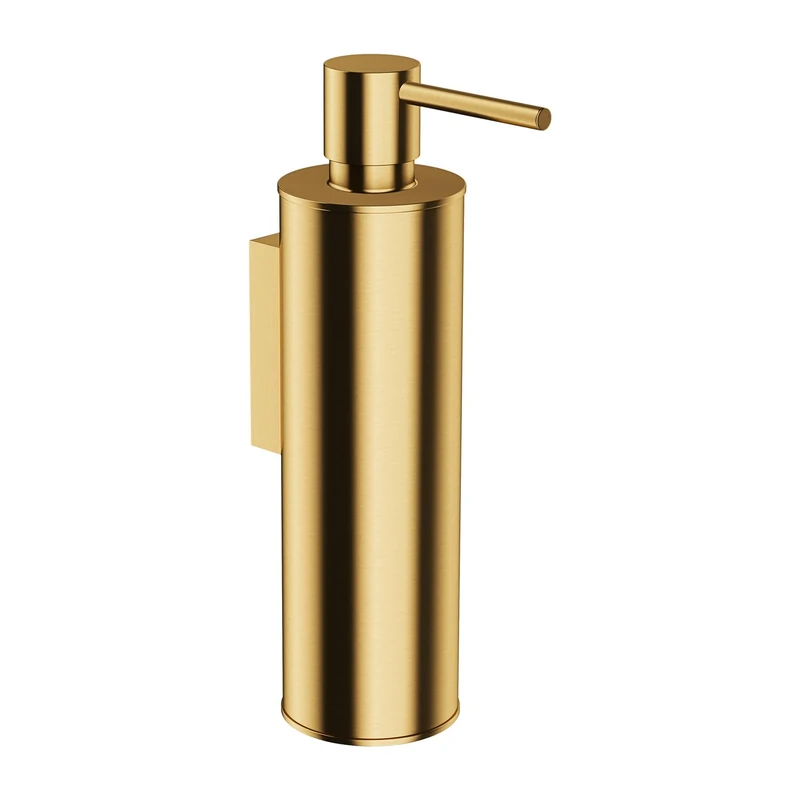 Omnires Hanging soap Dispenser for Bathroom Modern Project - Brushed Gold - MP60721GLB