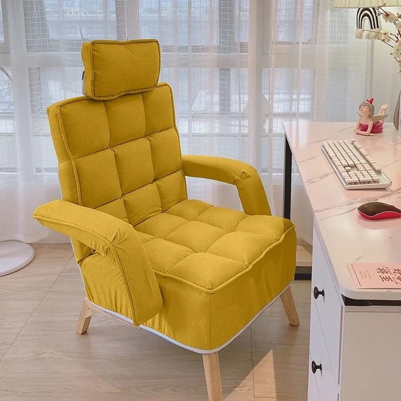 lounge chair,Folding Lounger Home Bedroom Living Room Lazy Sofa Chaise Longue Nordic Chair for Leisure Lunch Break Balcony Folding Sofa Chair