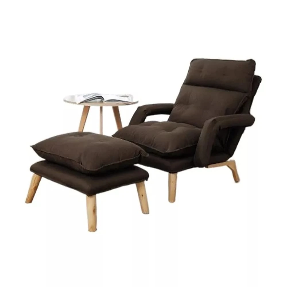 lounge chair,Home Work Chair, Removable Washable Fabric Upholstered Chair, Lazy Sofa, Reclining Chair, Adjustable Backrest, Lounge Chair