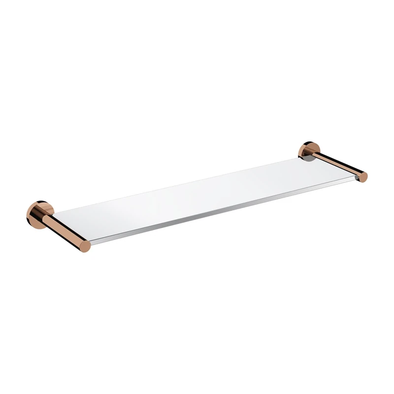 Omnires Bathroom Shelf Made of Glass Modern Project - Copper - MP60930CP