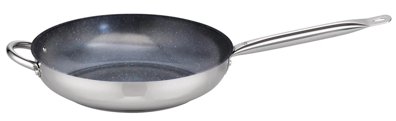 ELO 2454226 18/10 Stainless Steel Frying Pan, Induction Frying Pan, 32 cm Induction Frying Pan, Stainless Steel Frying Pan, Stainless Steel, 32 x 6 cm