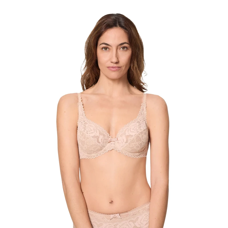 Playtex Bra New Flower Elegance Underwired Women x1 Skin