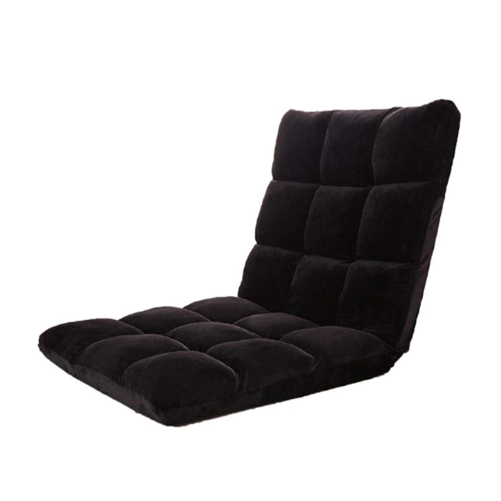 lounge chair,Folding Lazy Sofa Adjustable Lounge Chair Floor Balcony Bay Window Leisure Legless Small Sofa Bed Backrest