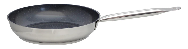 ELO 2453826 18/10 Stainless Steel Frying Pan, Induction Frying Pan, 28 cm Induction Frying Pan, Stainless Steel Frying Pan, Stainless Steel, 28 x 5.5 cm