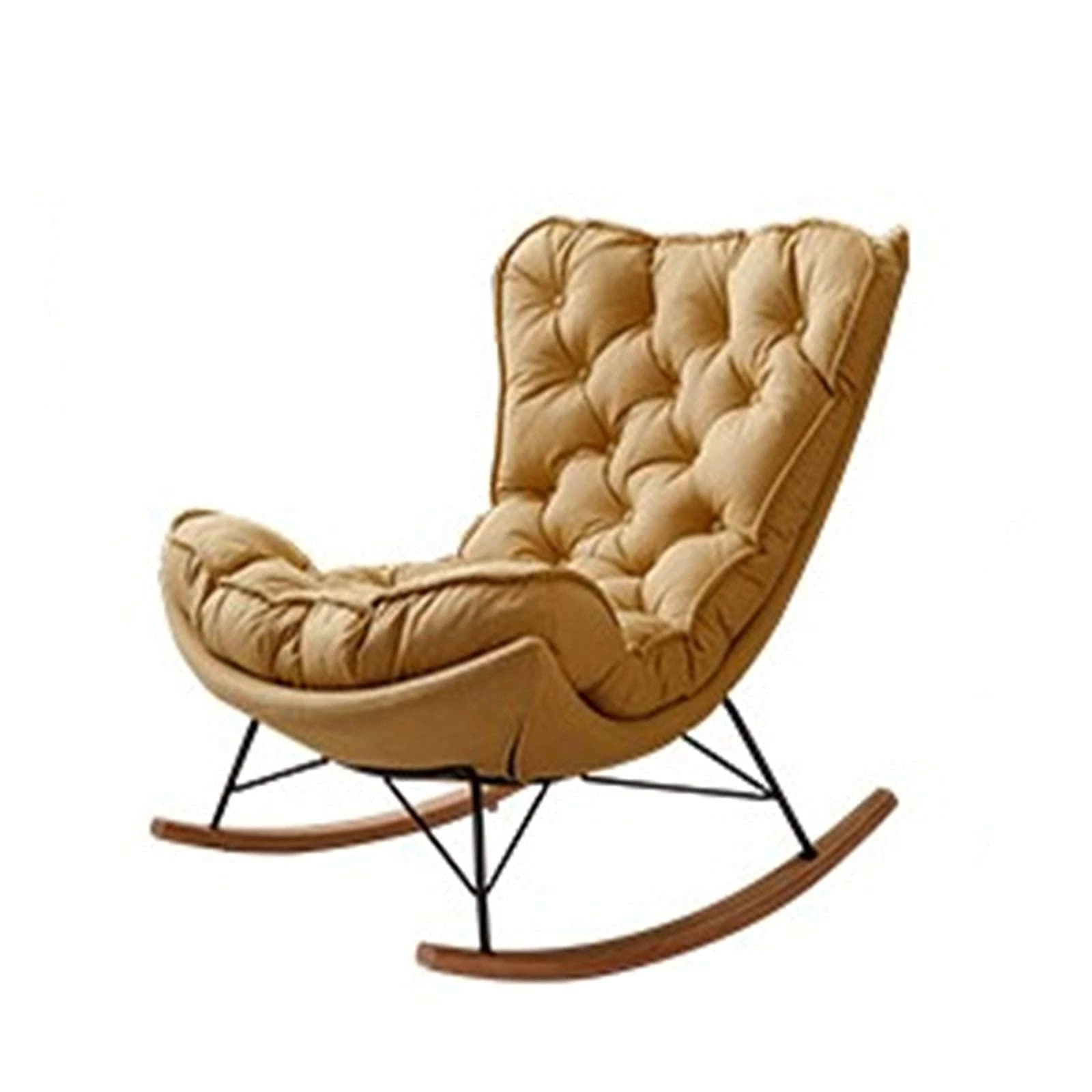 lounge chair,Rocking chairs, rocking chair, household lounger, Nordic rocking chair, adult, balcony, leisure, living room, siesta