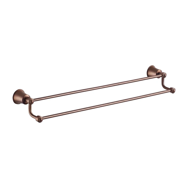 Omnires Double tovel Hanger Art Line - Antique Copper - AL53226ORB